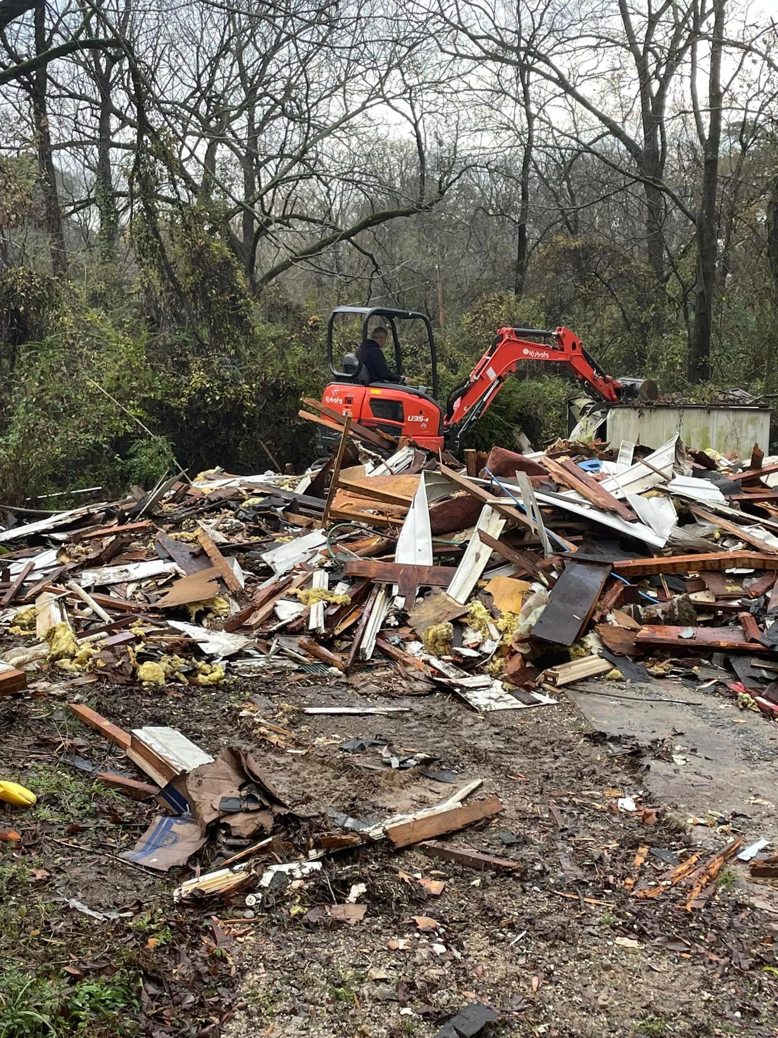 Landscaping project near Hot Springs Arkansas