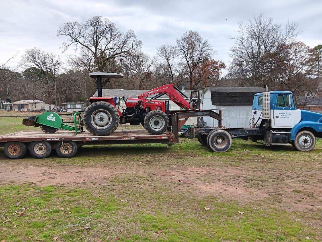 Tractor and truck for property services