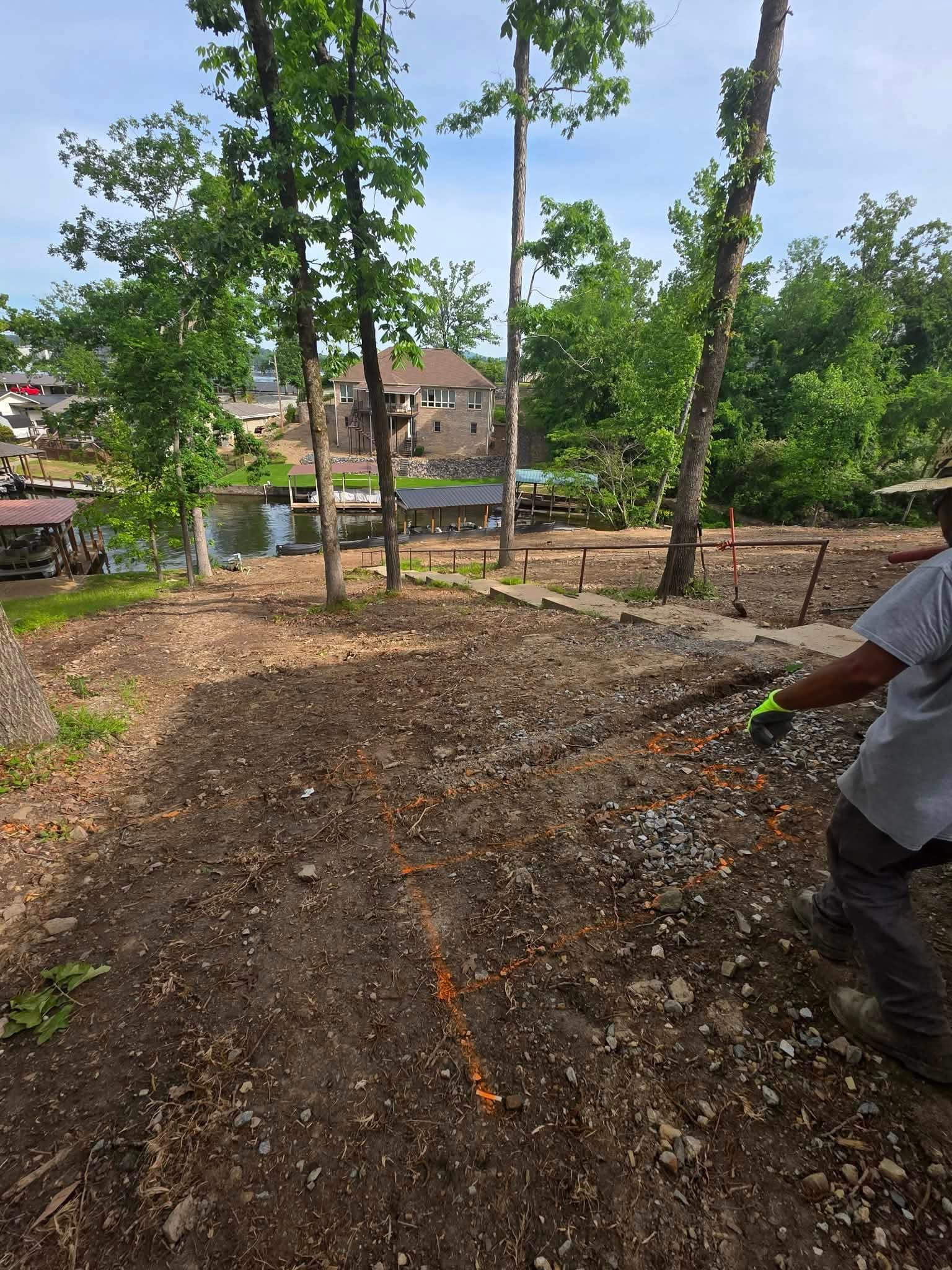 Landscaping and dirt work project