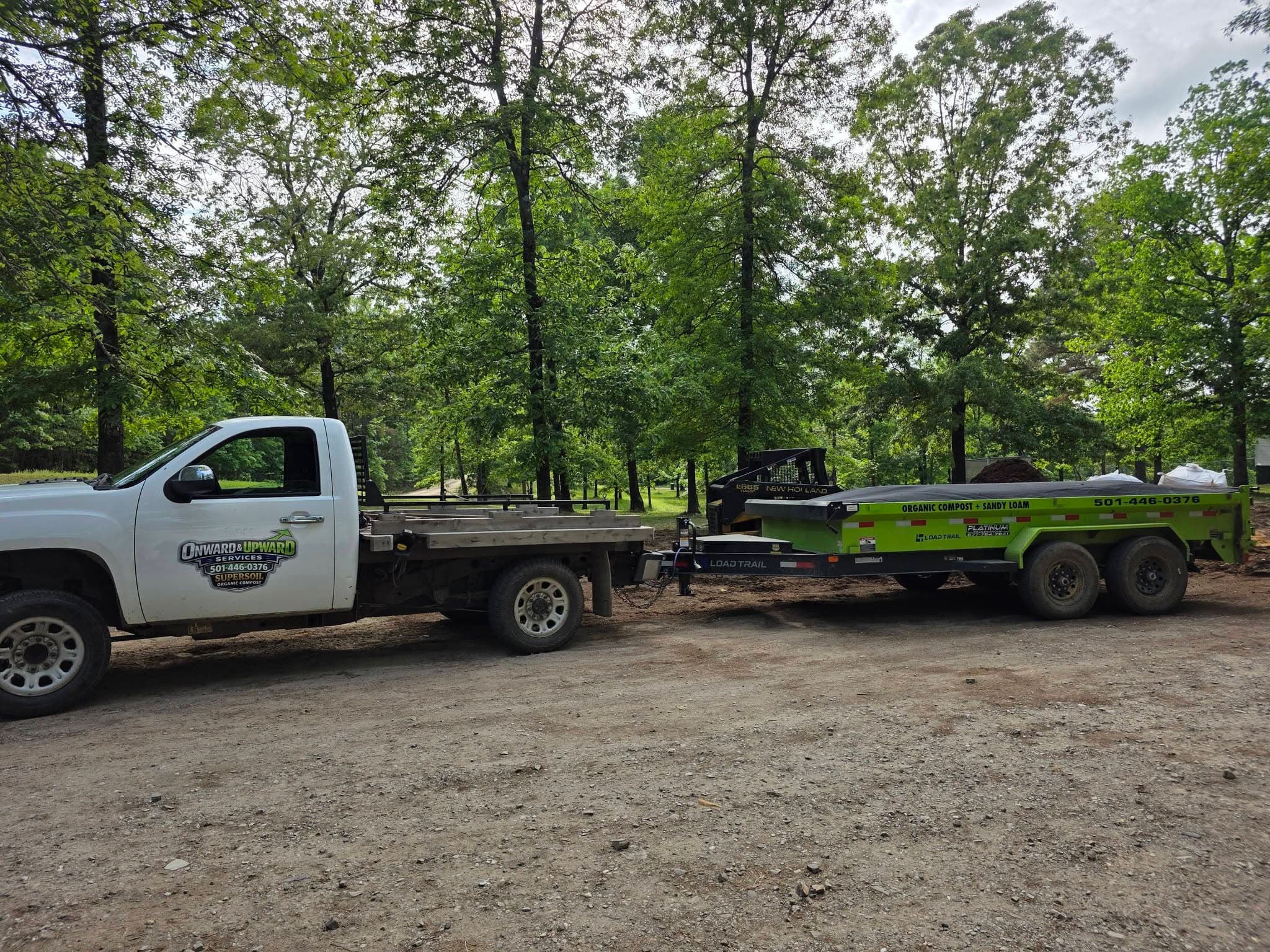 landscaping excavation and tree removal work in Hot Springs Arkansas